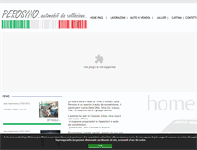Tablet Screenshot of perosinospecialcars.com